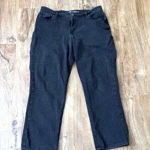 Levi’s 18w Denim Jeans 580 women straight black